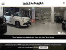 Tablet Screenshot of capelliautomobili.it